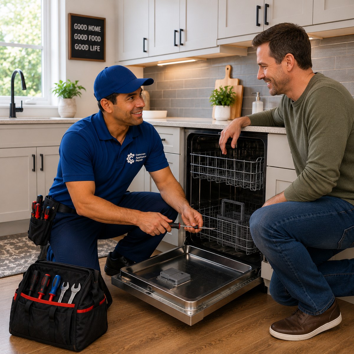 Appliance repaired in a Greater Boston home