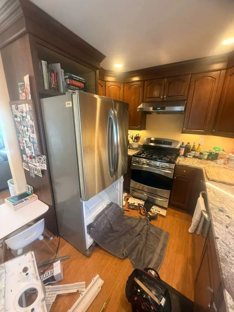 Refrigerator diagnosed during an in-home visit